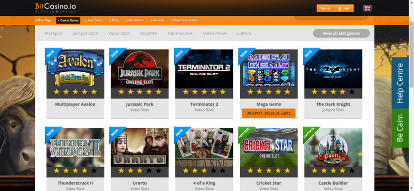 старонка гульняў bitcasino