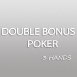 Double Bonus Poker – 3 Hands