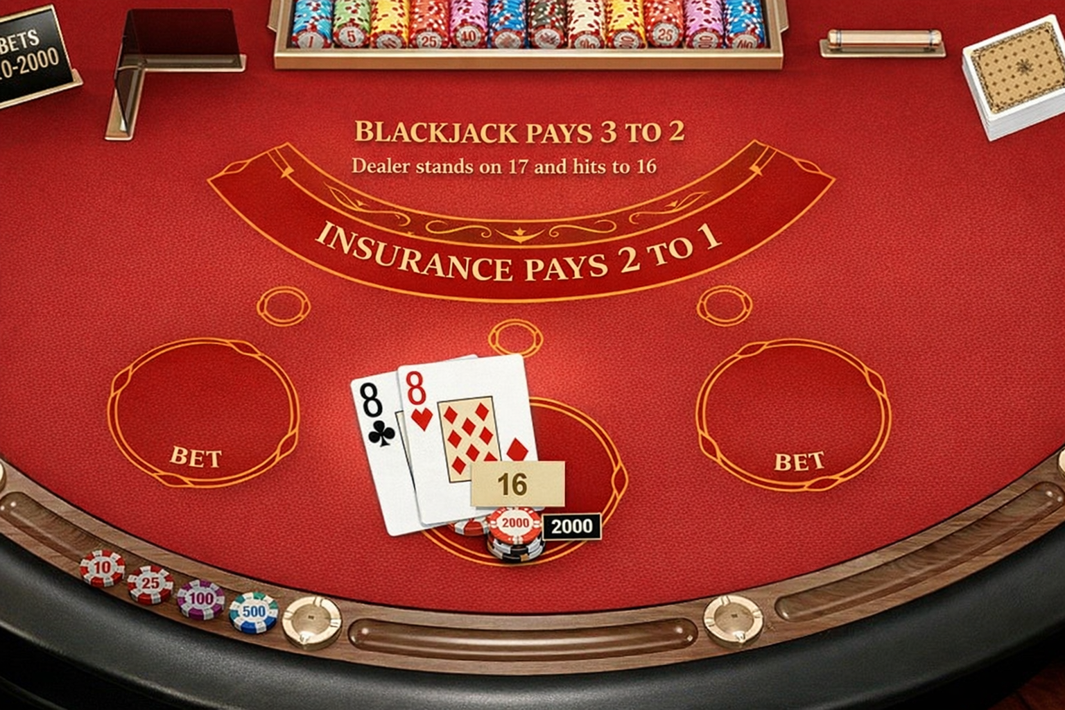 папулярныя варыяцыі Blackjack