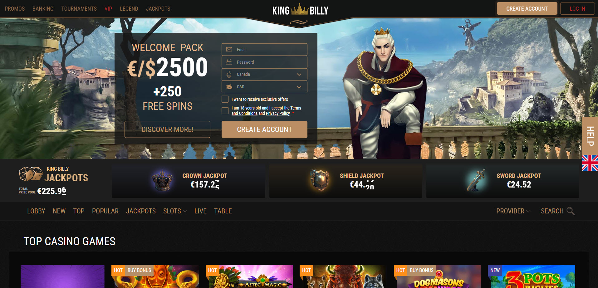 King Billy Casino