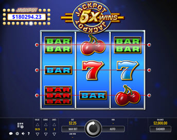 Jackpot 5X Wins