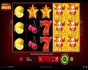 Fruits&Jokers: 20 lines