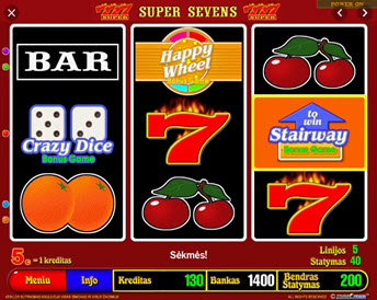 Super Sevens Happy Wheel