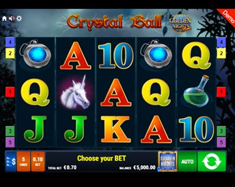 Crystal Ball Golden Nights