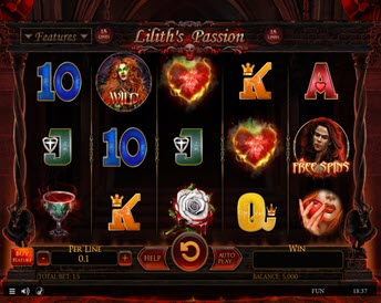 Lilith’s Passion 15 Lines Series