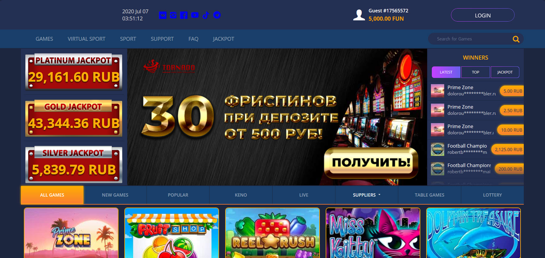 Casino-Tornado