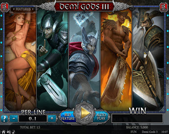 Demi Gods III 15 lines