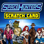 Space Hunters Scratch Card