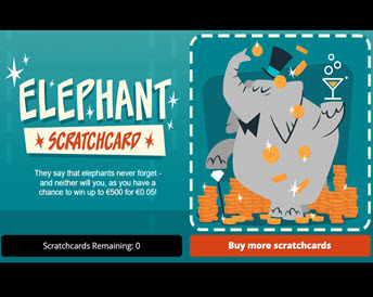 Elephant Scratchcard