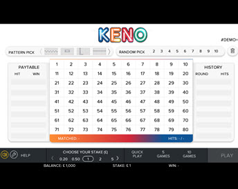 KENO (Gamevy)