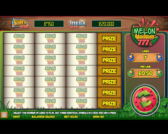 Melon Madness 777's