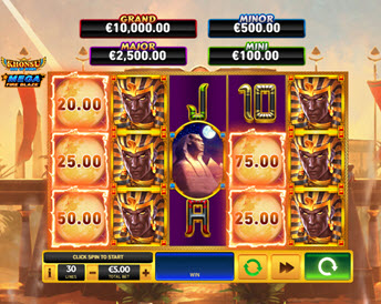 Khonsu God of Moon Mega Fire Blaze