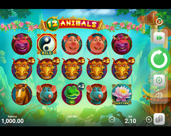 12 Animals (Booongo)