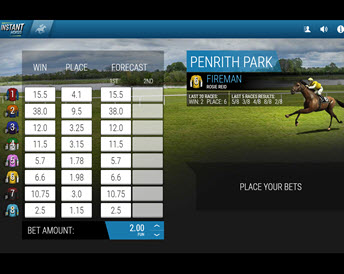 Instant Horse Races
