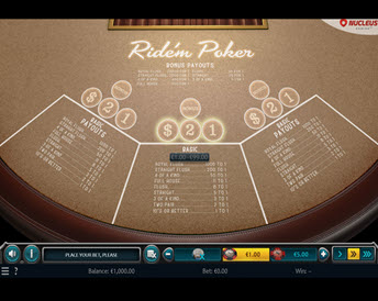 Ride’m Poker