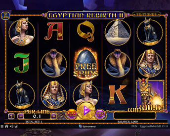 Egyptian Rebirth II 10 Lines