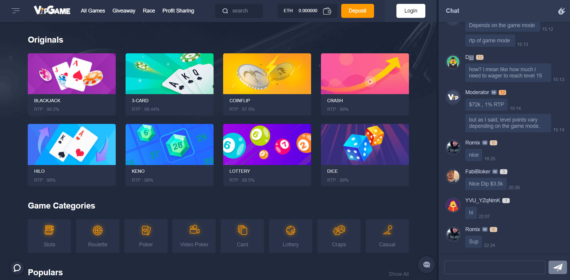 Vip Game Casino