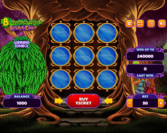 8 Leprechauns Scratch Card