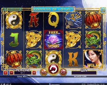 Goddess of Lotus 10 Lines