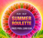 Летняя рулетка ў турніры Absolute Live Gaming з прызавым фондам 2 000 EUR
