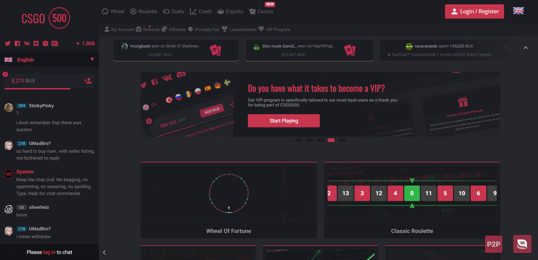 Csgo 500 Casino