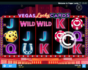 Vegas Lucky Cards