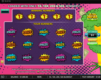 5x, 10x, 20x, 50x Blowout