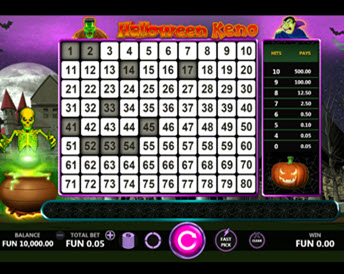 Halloween Keno