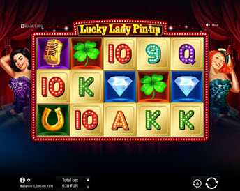 Lucky Lady Pin-Up