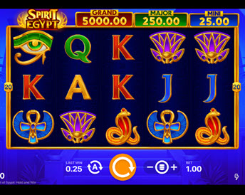 Spirit of Egypt Hold and Win