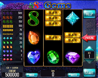 888 Gems Pull Tabs