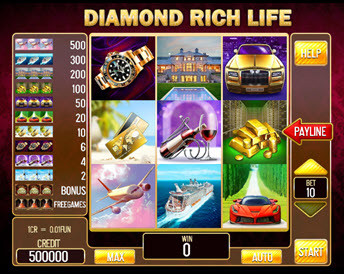 Diamond Rich Life Pull Tabs