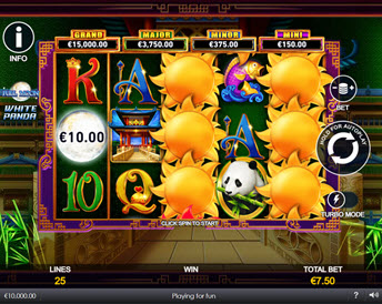 Full Moon White Panda