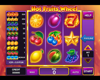Hot Fruits Wheel 3x3