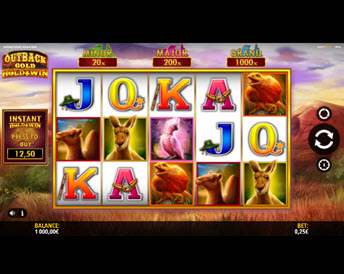 Outback Gold Hold and Win