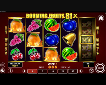 Booming Fruits 81x