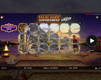 500 BC Sparta Supersweep Scratch