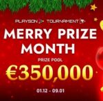 Калядны месяц у серыі турніраў ад Playson з прызавым фондам 350 000 EUR