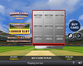 Brian Lara Sporting Legends Scratch