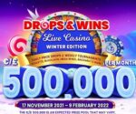 Drops & Wins Live Casino Winter Edition у мега-разыгрышах на 500 000 EUR ад Pragmatic Play