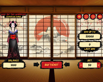 Way of the Warrior Scratchcard