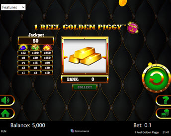 1 Reel Golden Piggy