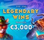 Легендарныя перамогі ў турніры на 3 000 EUR ад 1×2 Gaming