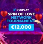 Любоўны пракрутон у турніры на 12 000 EUR ад Evoplay