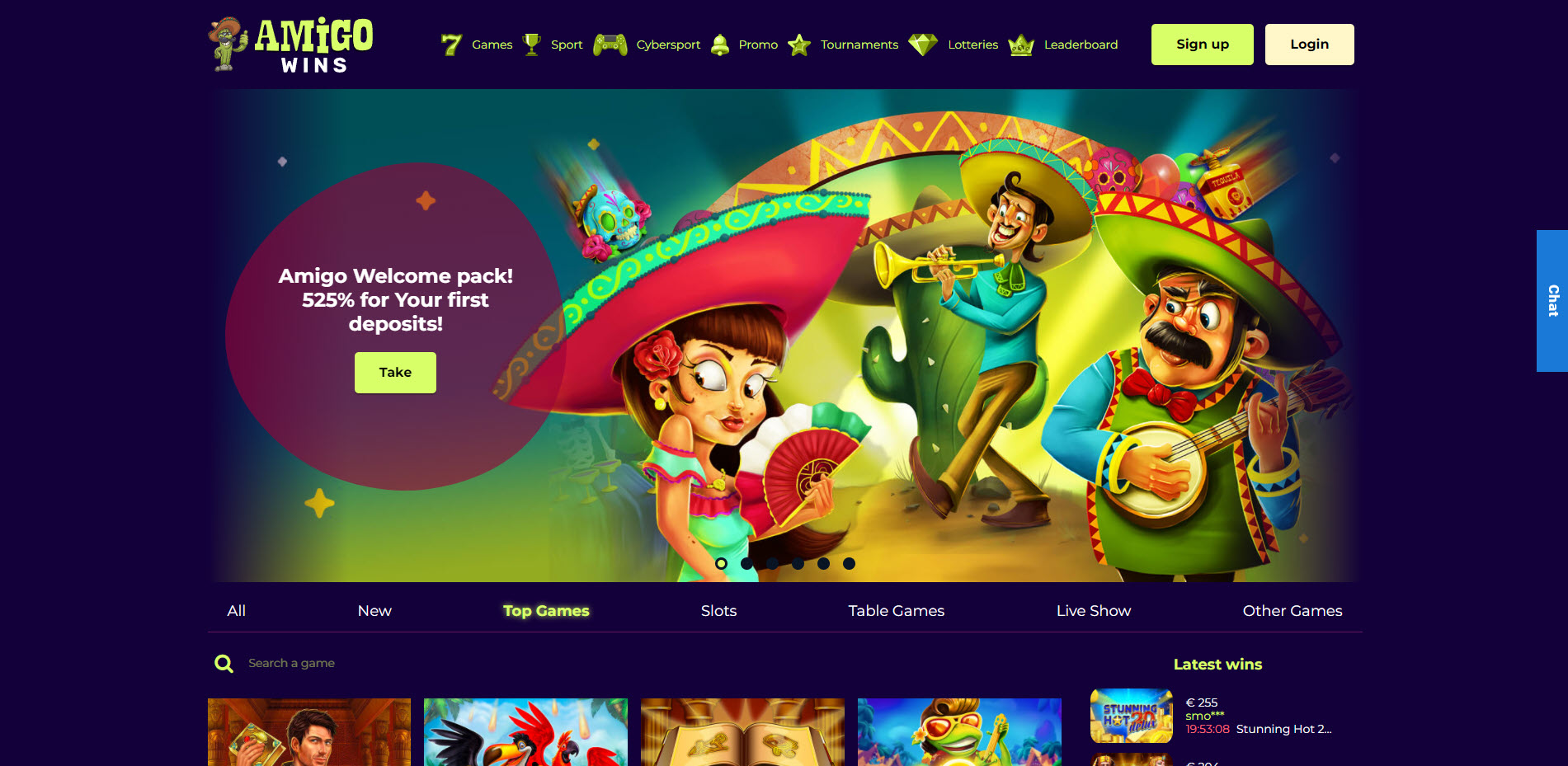Amigo Wins Casino