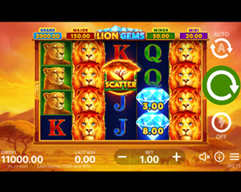 Lion Gems: Hold and Win