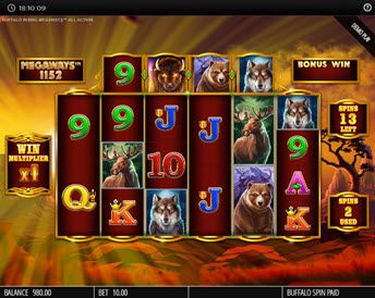 Buffalo Rising Megaways All Action