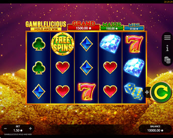 Gamblelicious Hold and Win