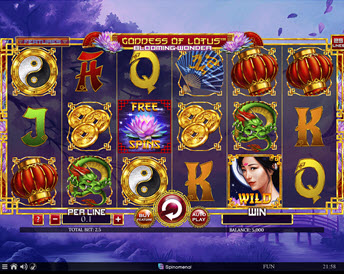 Goddess of Lotus Blooming Wonder