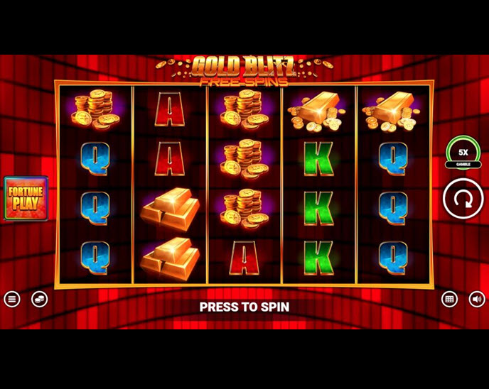 Gold Blitz Free Spins
